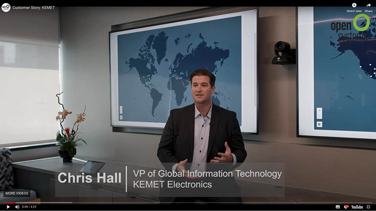 KEMET customer story video