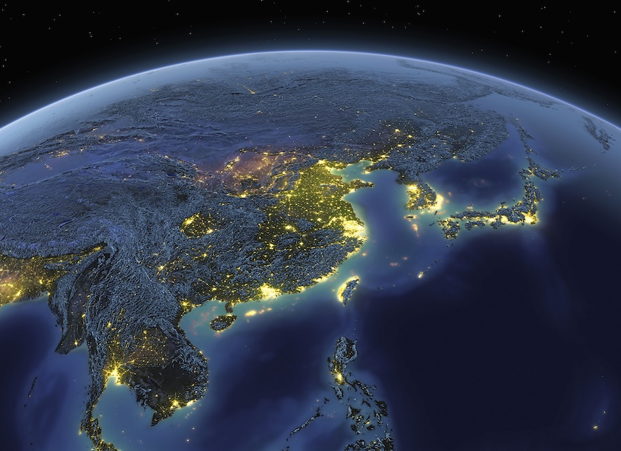 Global backbone connectivity into China