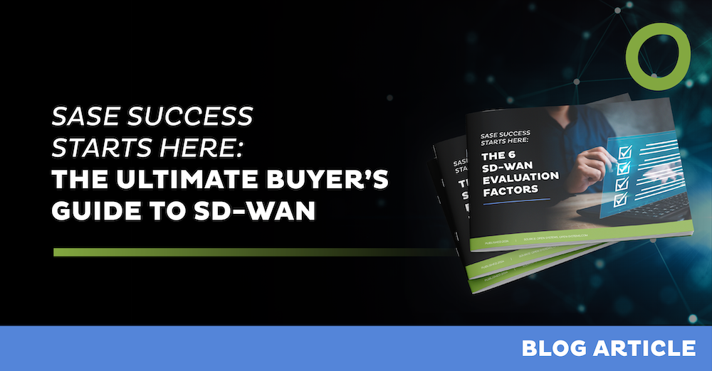 SASE Success Starts Here: The Ultimate Buyer's Guide to SD-WAN